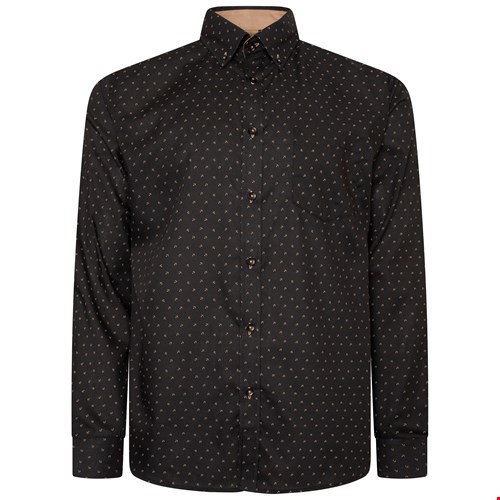 KAM 6296 Geo Print L/S Shirt